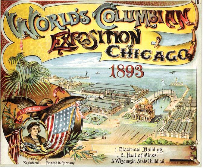 1893 Columbian Exposition Poster(Chuckman's Collection)
